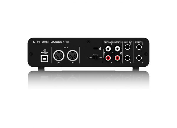 Звуковая карта Behringer U-Phoria UMC204 HD — изображение 3