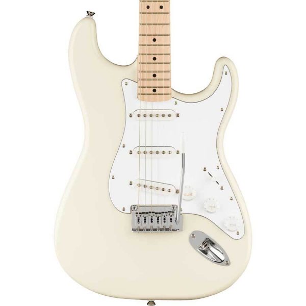 Электрогитара Affinity Series™ Stratocaster®, Maple Fingerboard, White Pickguard, Olympic White — изображение 2