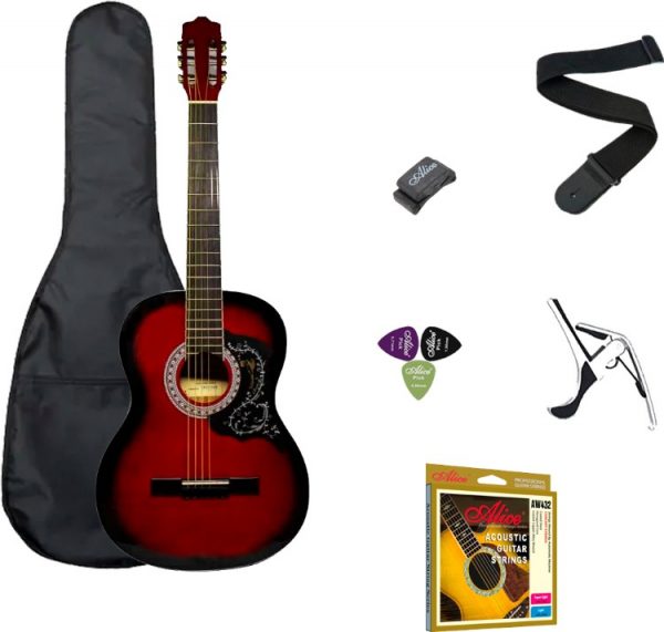 Набор для Гитариста  (Adagio KN-39A RDS Red)