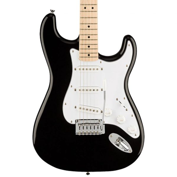 Электрогитара Affinity Series™ Stratocaster®, Maple Fingerboard, White Pickguard, Black — изображение 3