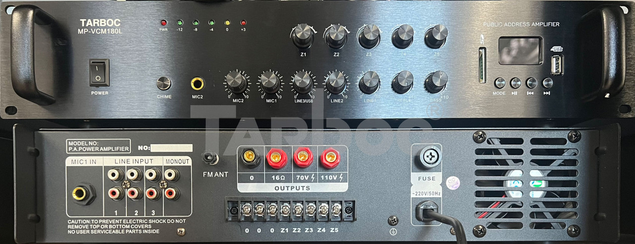 Трансляционный усилитель мощности Tarboc VCM-120L — изображение 2