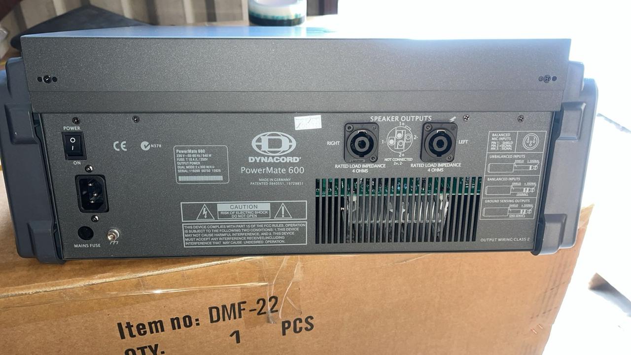DYNACORD PM600-2 Активный микшерный пульт — изображение 6