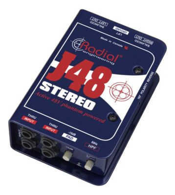 Стерео активный директ-бокс с фантомным питанием RADIAL J48 Stereo