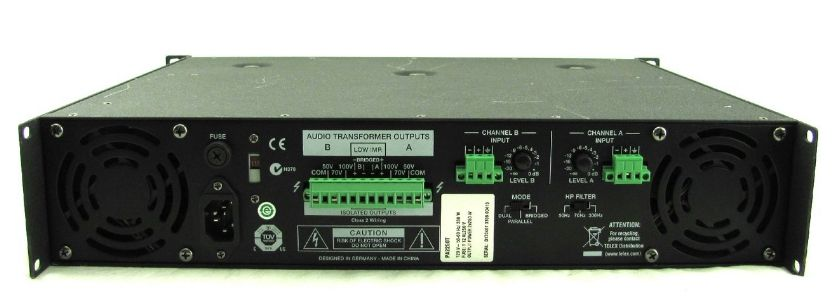 Усилитель мощности ELECTRO-VOICE PA2250T — изображение 3