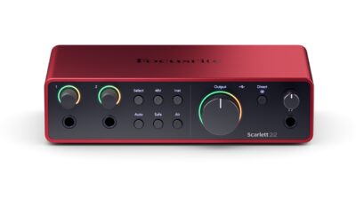Аудиоинтерфейс FOCUSRITE Scarlett 2i2 4th Gen