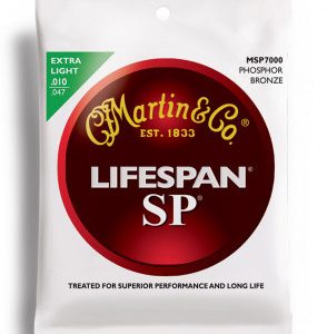 Струны для акустической гитары 10-47 Martin MSP7000 Lifespan SP Phosphor Bronze Extra Light