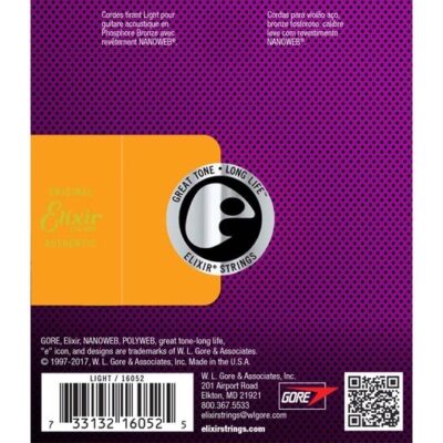 Струны для акустической гитары Elixir 16027 11-52