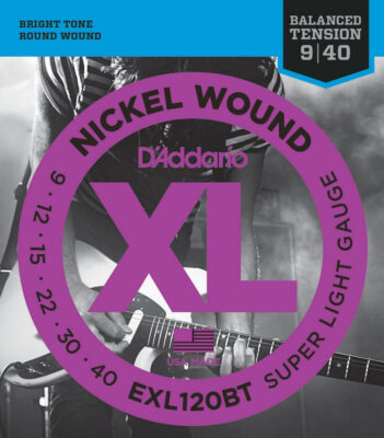 D`ADDARIO EXL120BT NICKEL WOUND BALANCED TENSION REGULAR LIGHT 9-42
