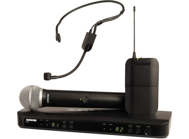 Радиосистема BLX с ручным микрофоном PG58. SHURE BLX1288E/P31-H8E