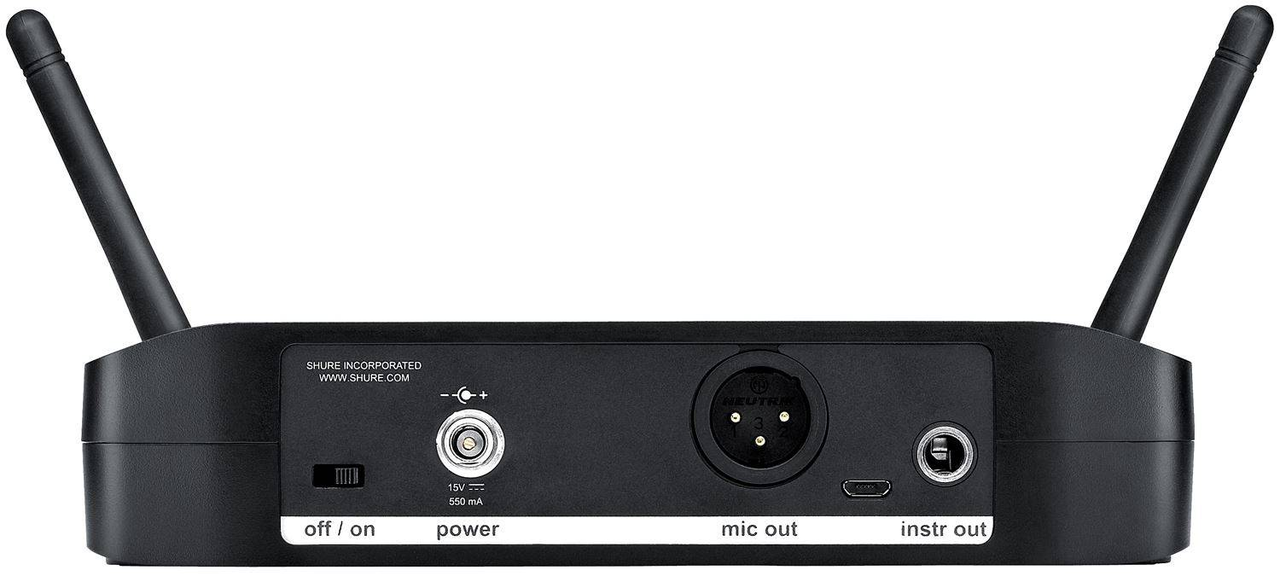 Цифровая радиосистема GLX-D с ручным микрофоном SM58 SHURE GLXD24E/SM58-Z2 — изображение 3