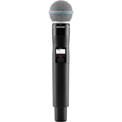 Pучной передатчик серии QLXD с капсюлем микрофона BETA58 SHURE QLXD2/B58=-L52