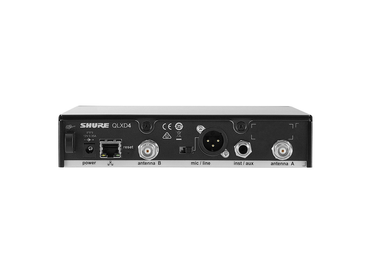 Цифровая вокальная радиосистема QLXD с ручным передатчиком BETA58 SHURE QLXD24E/B87A-H51 — изображение 3