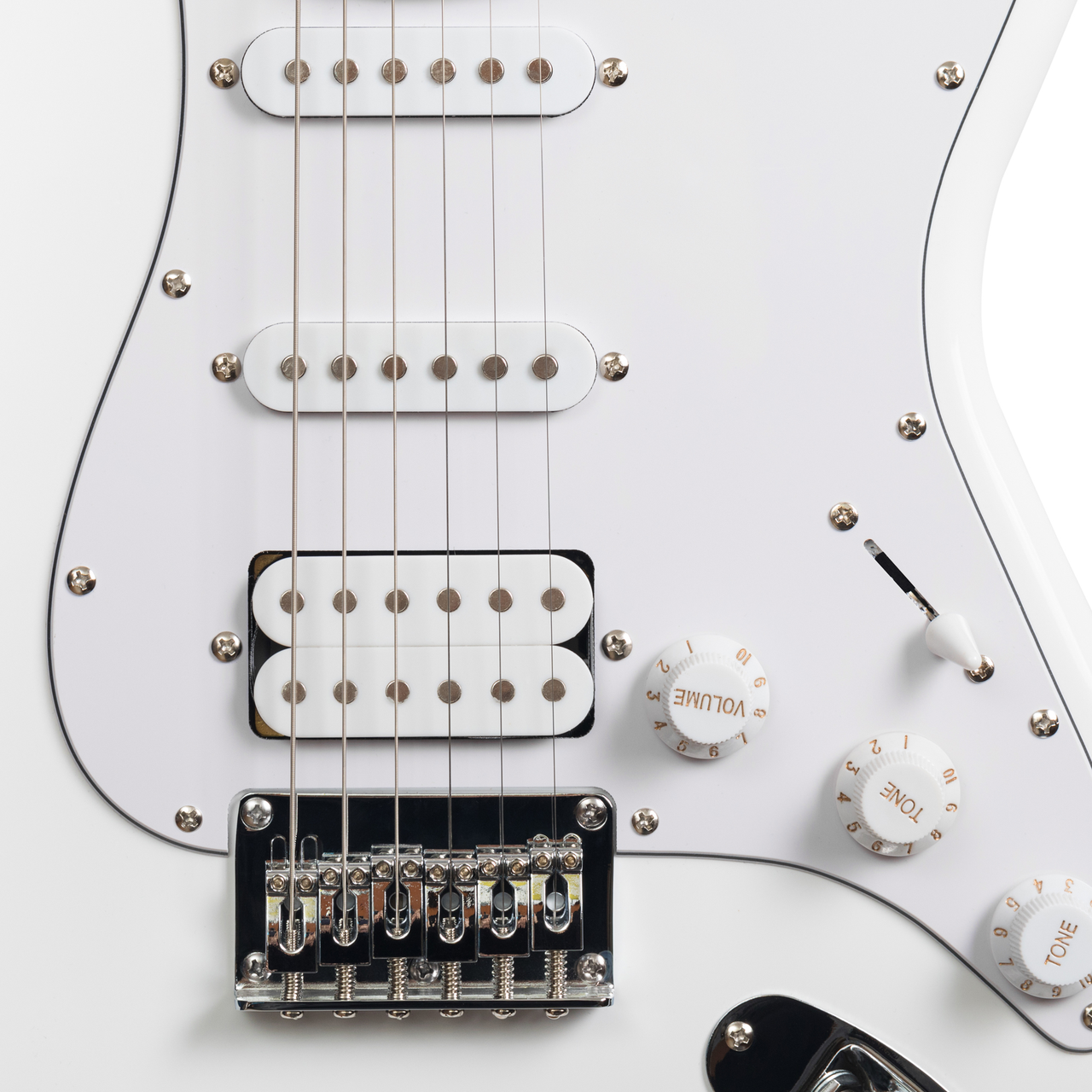 Электрогитара ROCKDALE Stars HT HSS White — изображение 7