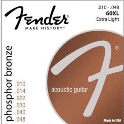Струны для акустической гитары Fender strings acoustic 60XL