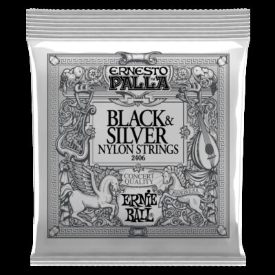 Струны для классической гитары Ernie Ball 2406 Black & Silver Ernesto Palla Nylon