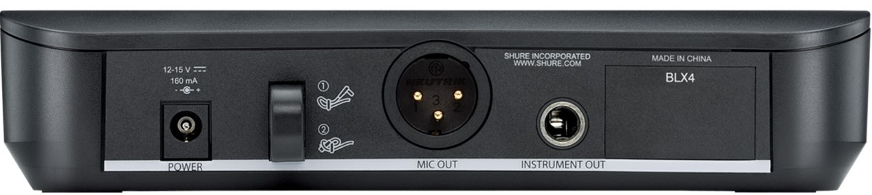 Радиосистема BLX с петличным микрофоном CVL SHURE BLX14E/CVL-K3E — изображение 3