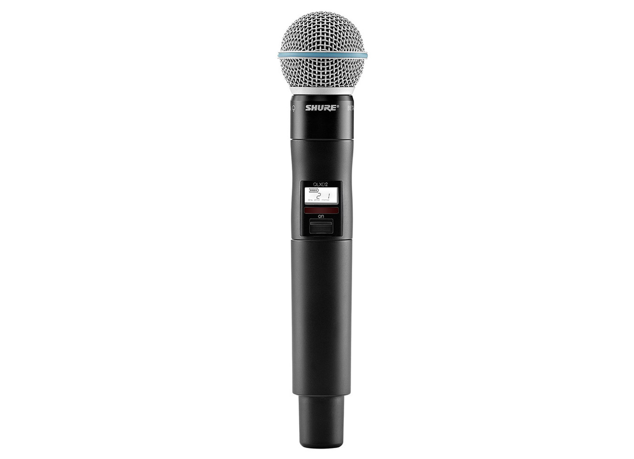 Цифровая вокальная радиосистема QLXD с ручным передатчиком BETA58 SHURE QLXD24E/B58-K51 — изображение 2