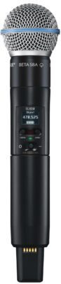 Ручной передатчик с капсюлем В58 SHURE SLXD2/B58=-G59