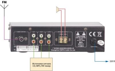 Усилитель мощности DSPPA MP9010