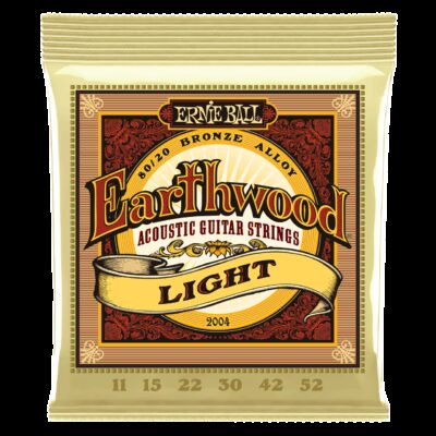 Струны для акустической гитары 11-52 Ernie Ball 2004 Earthwood 80/20 Bronze