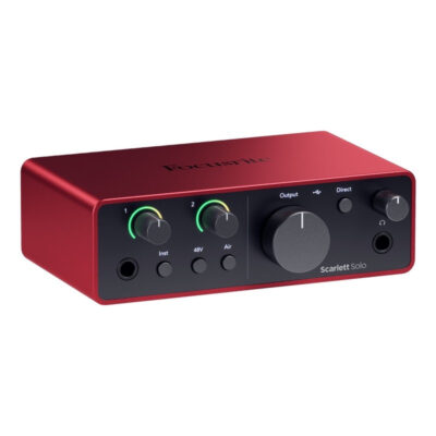 Аудиоинтерфейс Focusrite Scarlett Solo 4th Gen звуковая карта
