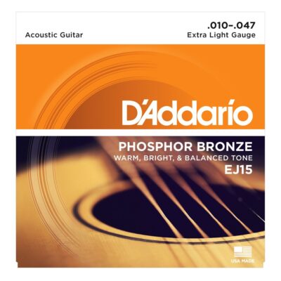 Струны для акустической гитары Daddario EJ15