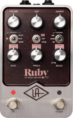 Гитарная педаль эффекта эмуляции усилителя Universal Audio Devices (UAD) GPM-RUBY