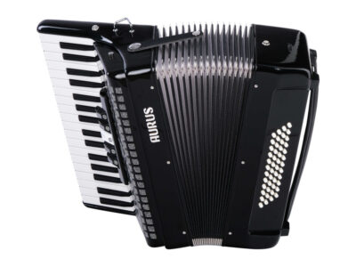 Аккордеон Aurus JH2005-BLACK 34/48/5 с футляром, черный