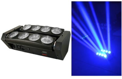 Светодиодный cветовой эффект паук Daus Led Spider 8 eyes (4in1)