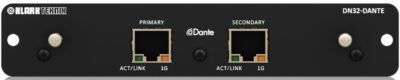 Плата расширения Dante для Behringer X32, Midas M32 KLARK TEKNIK DN32-DANTE