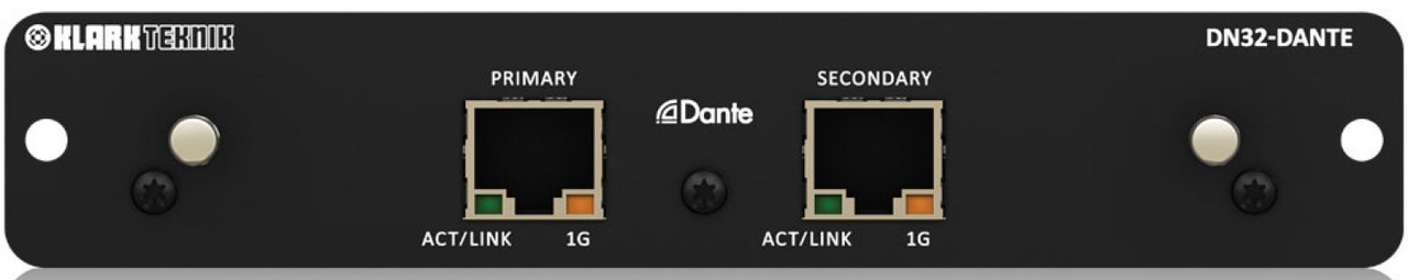 Плата расширения Dante для Behringer X32, Midas M32 KLARK TEKNIK DN32-DANTE