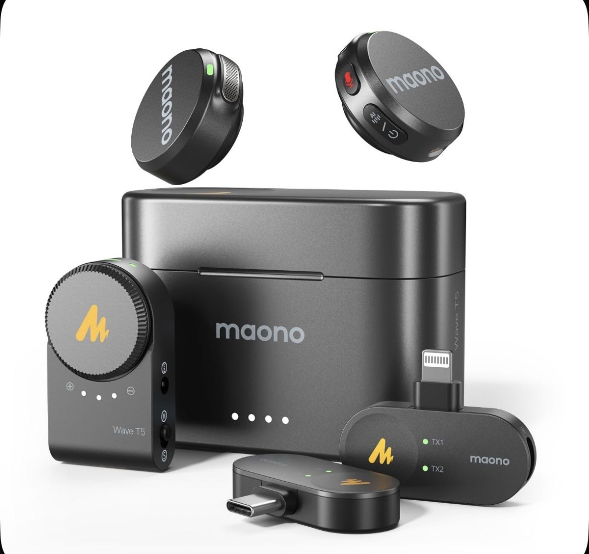 Беспроводная микрофонная система Maono WAVE T5 WM650 PA3