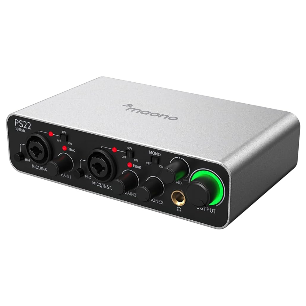 USB-аудиоинтерфейс Maono ProStudio 2x2 PS22